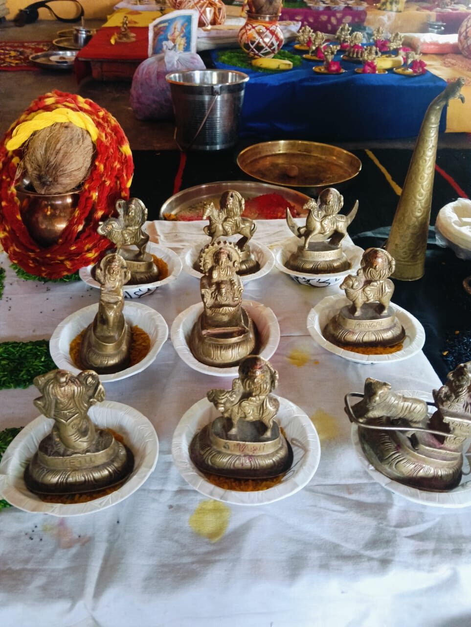 वैदिक पूजा सामग्री और संकल्प की झलक